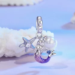 Wisiorek w stylu syreny PANDORA - SCC2768