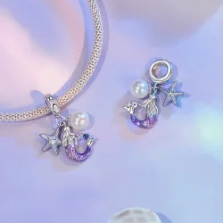 Wisiorek w stylu syreny PANDORA - SCC2768
