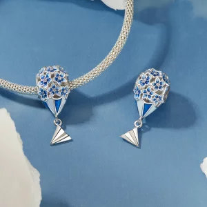 Zawieszka w kształcie balonu na ogrzane powietrze w stylu PANDORA - BSC1026