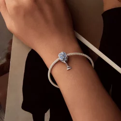 Zawieszka w kształcie balonu na ogrzane powietrze w stylu PANDORA - BSC1026