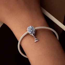Zawieszka w kształcie balonu na ogrzane powietrze w stylu PANDORA - BSC1026