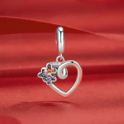 Zawieszka w kształcie serca PANDORA - SCC2774