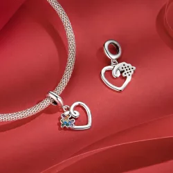 Zawieszka w kształcie serca PANDORA - SCC2774