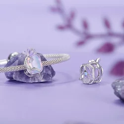 Zawieszka z kryształowym irysem w stylu PANDORA - BSC1032