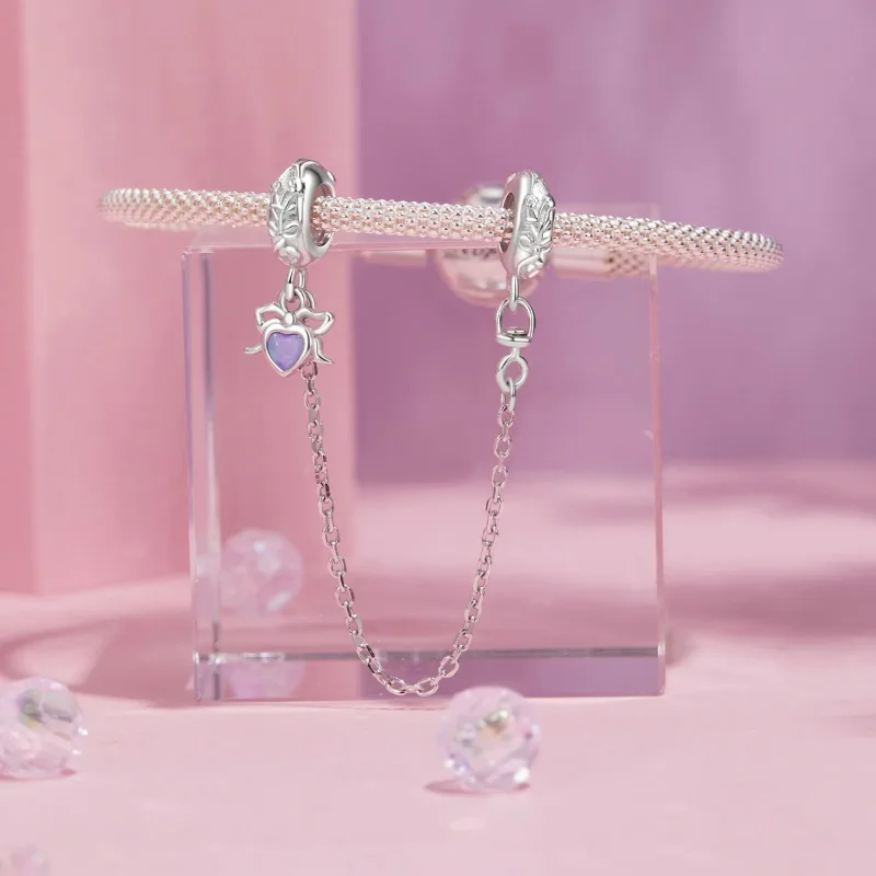 (zdjęcie do) Łańcuszek zabezpieczający PANDORA Style Bow - SCC2888 - Wyświetl 3