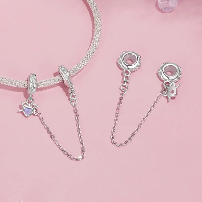 (zdjęcie do) Łańcuszek zabezpieczający PANDORA Style Bow - SCC2888 - Wyświetl 4
