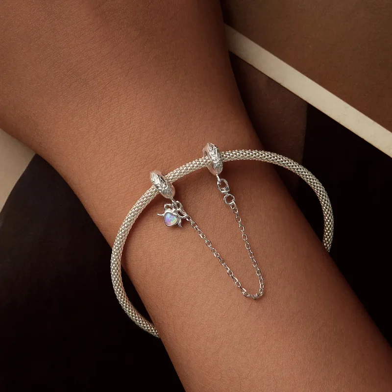 (zdjęcie do) Łańcuszek zabezpieczający PANDORA Style Bow - SCC2888 - Wyświetl 5