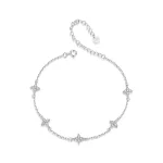 Bransoletka na kostkę PANDORA Style Four Leaf Clover - BST008