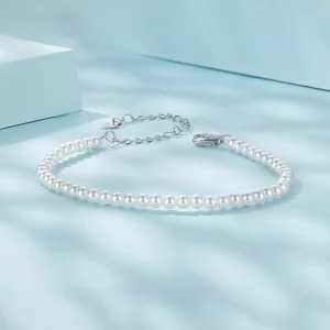 Bransoletka PANDORA Style Australian White Pearl - SCB280