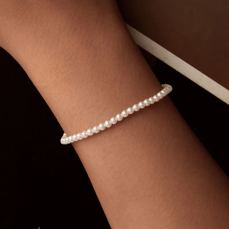 (zdjęcie do) Bransoletka PANDORA Style Australian White Pearl - SCB280 - Wyświetl 8