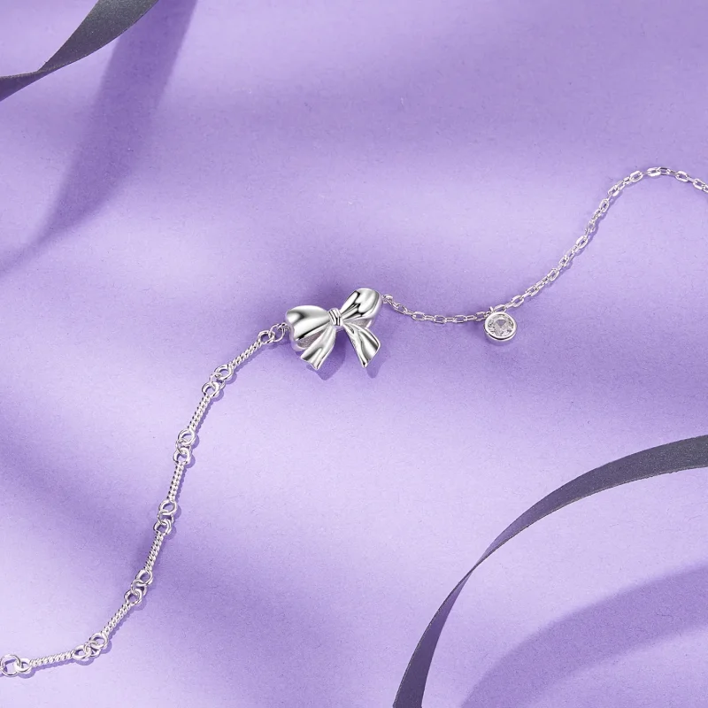 (zdjęcie do) Bransoletka PANDORA Style Bow - BSB187 - Wyświetl 4