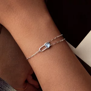 Bransoletka PANDORA Style Natural Aquamarine - BSB191