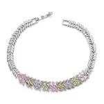 Bransoletka PANDORA Style Sparkling Leaf - YIB067-ACF