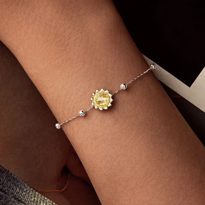 (zdjęcie do) Bransoletka PANDORA Style Sunflower - SCB282 - Wyświetl 3