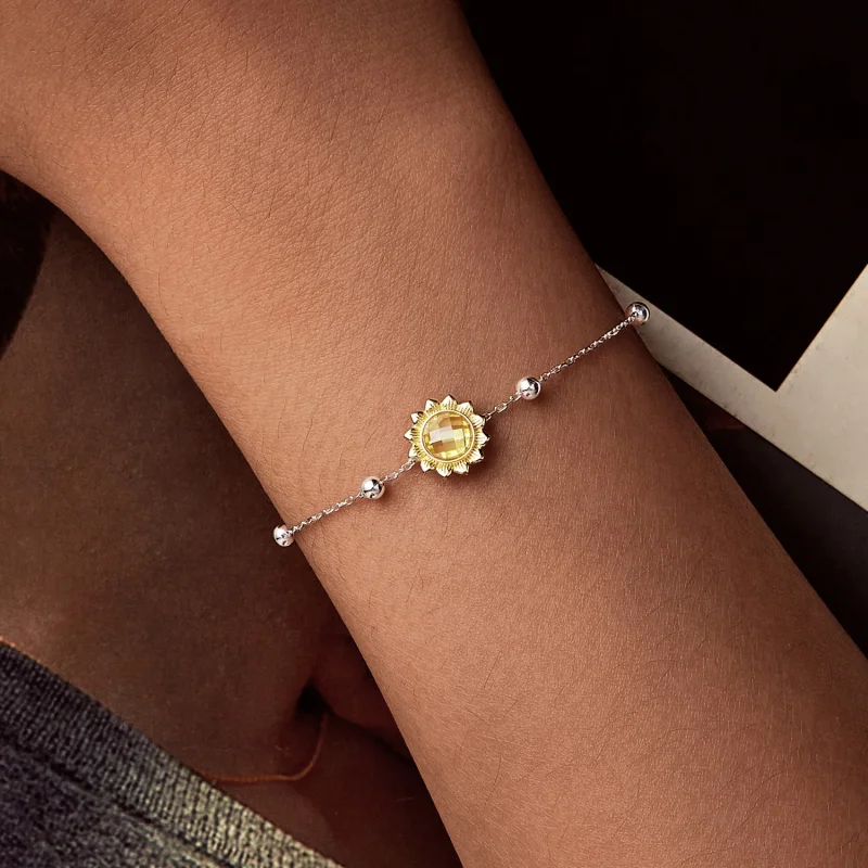 (zdjęcie do) Bransoletka PANDORA Style Sunflower - SCB282 - Wyświetl 5