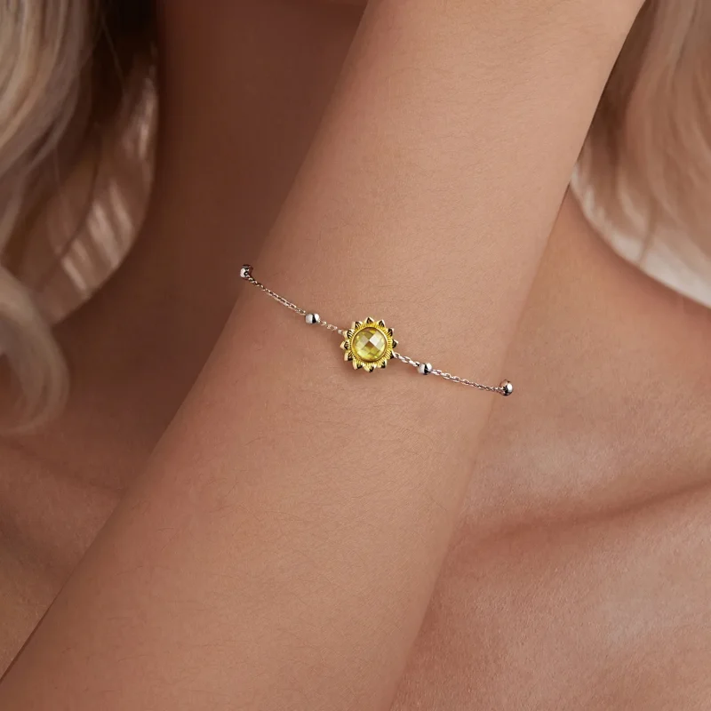 (zdjęcie do) Bransoletka PANDORA Style Sunflower - SCB282 - Wyświetl 6