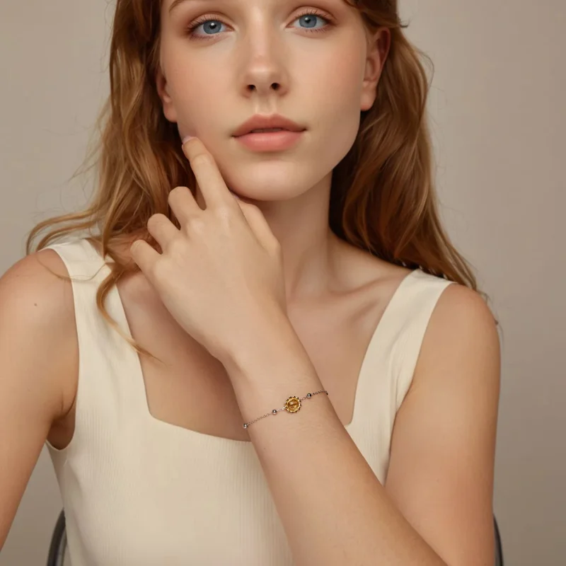 (zdjęcie do) Bransoletka PANDORA Style Sunflower - SCB282 - Wyświetl 7
