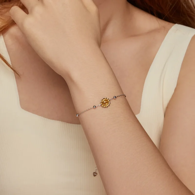 (zdjęcie do) Bransoletka PANDORA Style Sunflower - SCB282 - Wyświetl 10
