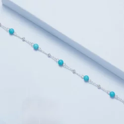 Bransoletka w stylu PANDORA Turquoise - BSB197