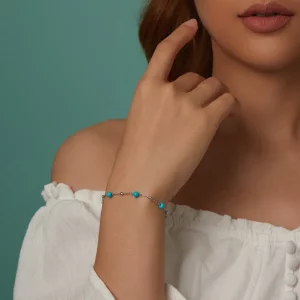 Bransoletka w stylu PANDORA Turquoise - BSB197