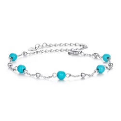 Bransoletka w stylu PANDORA Turquoise - BSB197