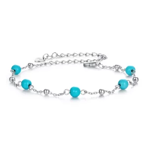 Bransoletka w stylu PANDORA Turquoise - BSB197