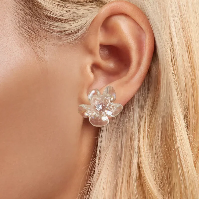 (zdjęcie do) Kolczyki PANDORA Style Fresh flower - SCE1804 - Wyświetl 5