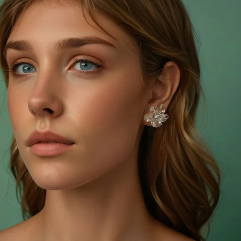(zdjęcie do) Kolczyki PANDORA Style Fresh flower - SCE1804 - Wyświetl 7