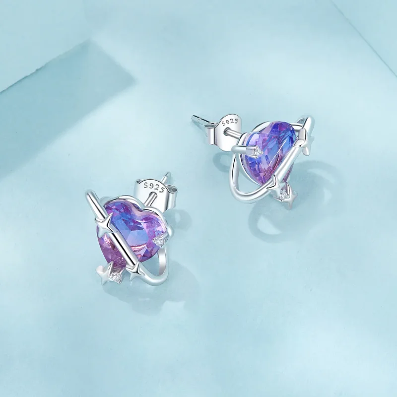 (zdjęcie do) Kolczyki PANDORA Style Gradient starry sky - SCE1768 - Wyświetl 3
