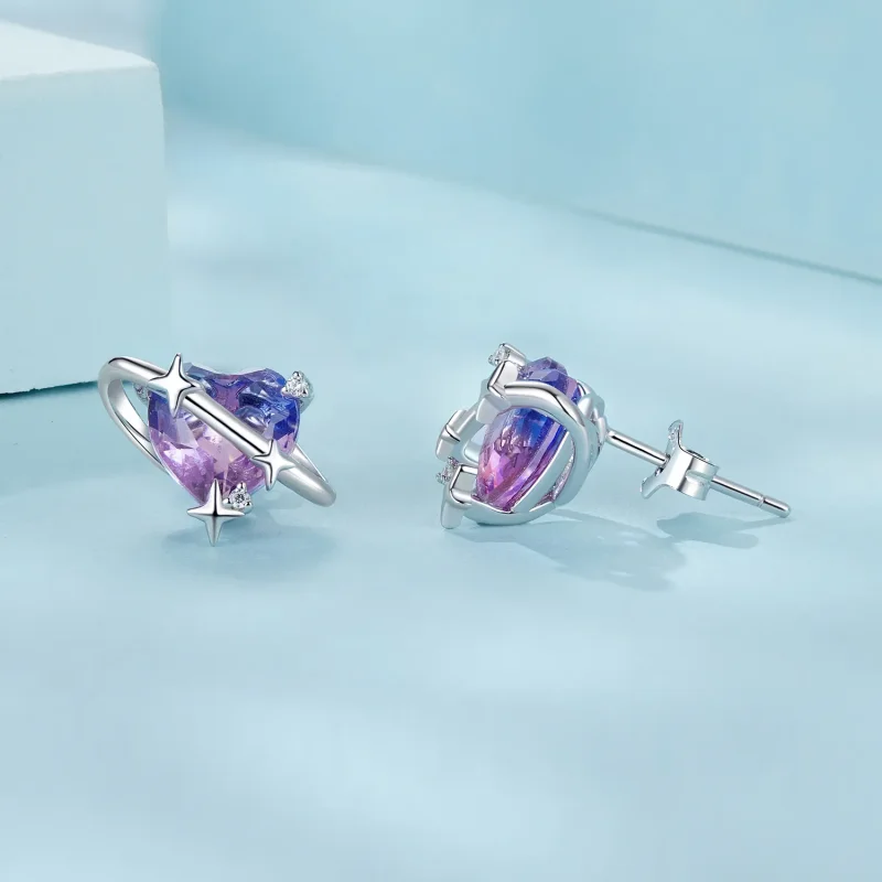 (zdjęcie do) Kolczyki PANDORA Style Gradient starry sky - SCE1768 - Wyświetl 4