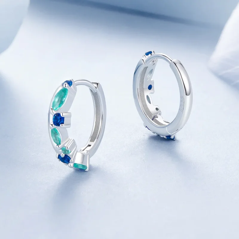 (zdjęcie do) Kolczyki PANDORA Style Gravel - BSE1059 - Wyświetl 3