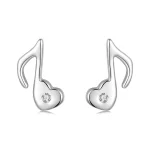 Kolczyki PANDORA Style Heart Music Note - SCE1805