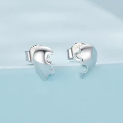 Kolczyki PANDORA Style Heart puzzle - SCE1770