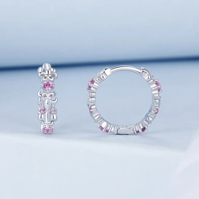 (zdjęcie do) Kolczyki PANDORA Style Iris - BSE1046 - Wyświetl 2