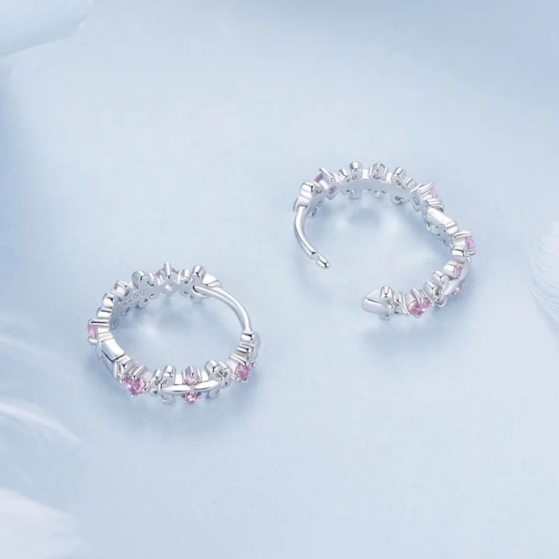 (zdjęcie do) Kolczyki PANDORA Style Iris - BSE1046 - Wyświetl 4