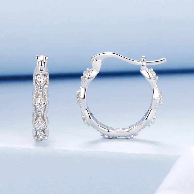 (zdjęcie do) Kolczyki PANDORA Style Lace - BSE1101 - Wyświetl 2