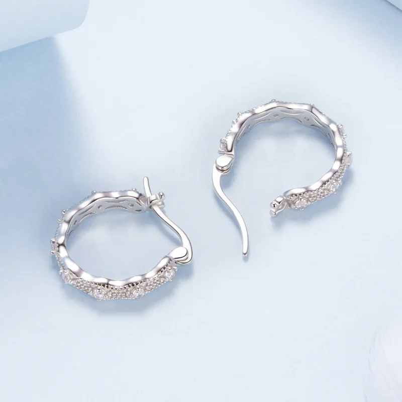 (zdjęcie do) Kolczyki PANDORA Style Lace - BSE1101 - Wyświetl 3
