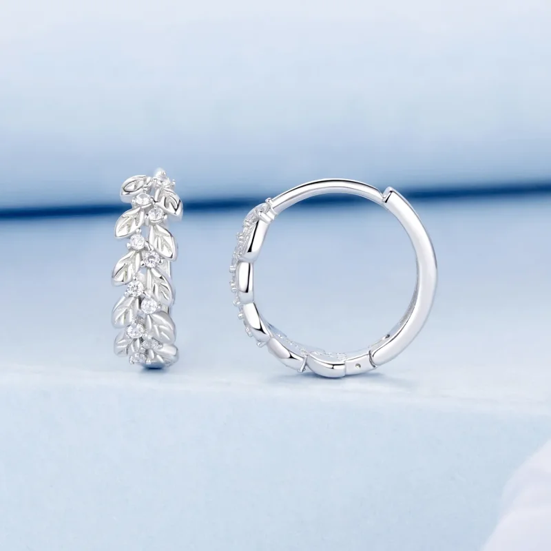 (zdjęcie do) Kolczyki PANDORA Style Leaf - BSE1086 - Wyświetl 2