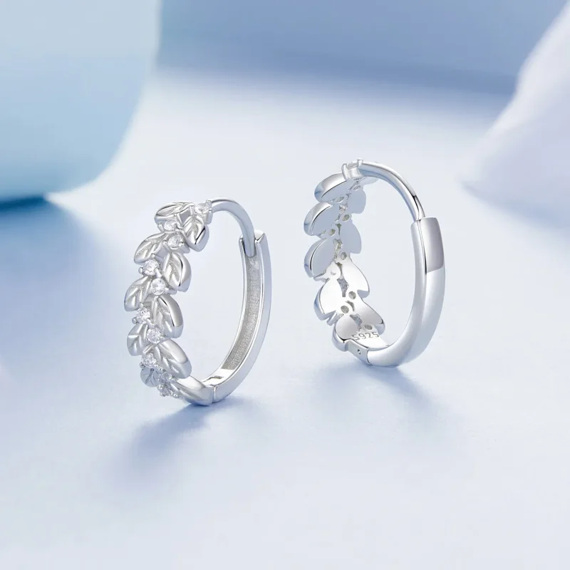 (zdjęcie do) Kolczyki PANDORA Style Leaf - BSE1086 - Wyświetl 3