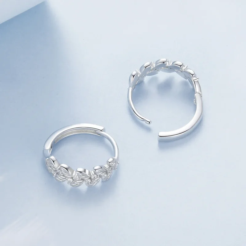 (zdjęcie do) Kolczyki PANDORA Style Leaf - BSE1086 - Wyświetl 4