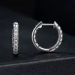 Kolczyki PANDORA Style Moissanite błyszczące (z jednym certyfikatem) - MSE060
