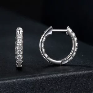Kolczyki PANDORA Style Moissanite błyszczące (z jednym certyfikatem) - MSE060