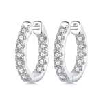 Kolczyki PANDORA Style Moissanite błyszczące (z jednym certyfikatem) - MSE060