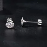 Kolczyki PANDORA Style Moissanite Rose (z jednym certyfikatem) - MSE071