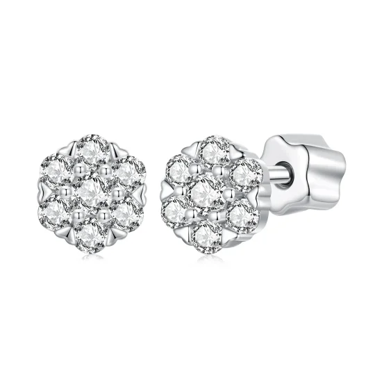 (zdjęcie do) Kolczyki PANDORA Style Moissanite (z jednym certyfikatem) - MSE059