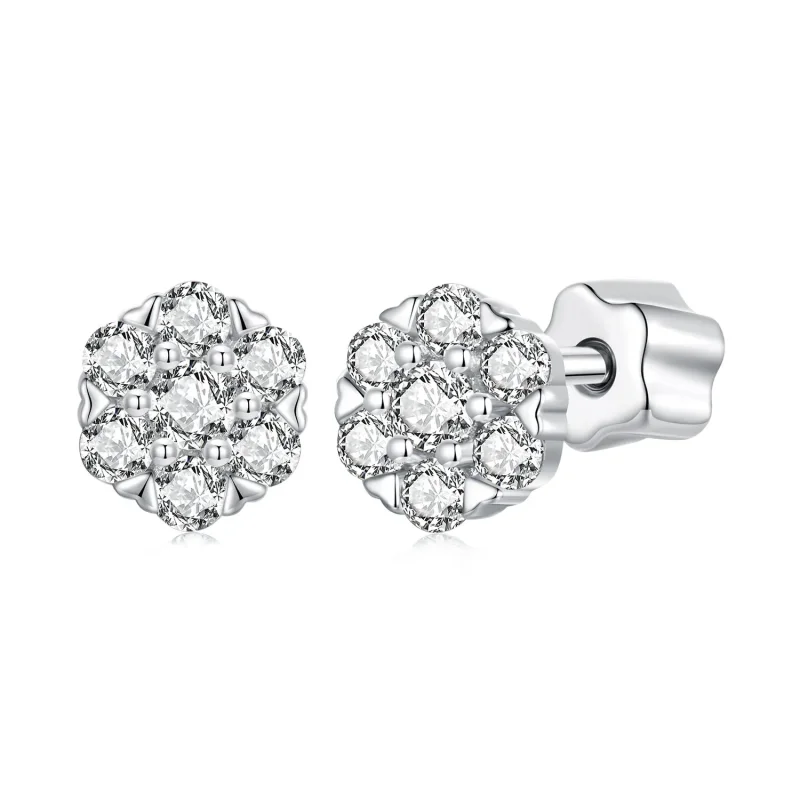 (zdjęcie do) Kolczyki PANDORA Style Moissanite (z jednym certyfikatem) - MSE059