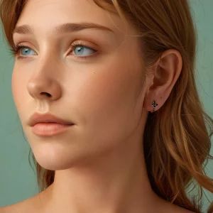 Kolczyki PANDORA Style Night Flower - SCE1801