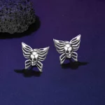 Kolczyki PANDORA Style Skull Butterfly - SCE1798