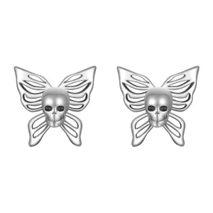 Kolczyki PANDORA Style Skull Butterfly - SCE1798
