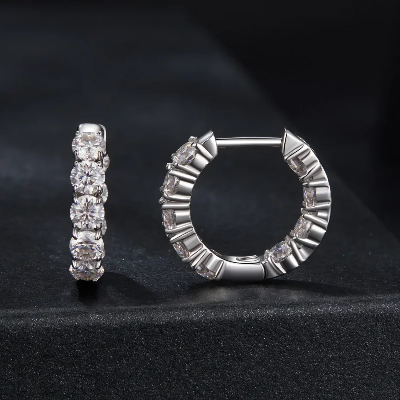 (zdjęcie do) Kolczyki PANDORA Style Sparkling (jeden certyfikat) - MSE069 - Wyświetl 2